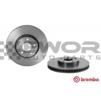 Tarcza hamulcowa / tarcze hamulcowe przód L/P FORD MONDEO V 1.0-2.0H 09.14-> (BREMBO - 09.N255.21)