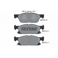 Klocki hamulcowe oś przednia - EDGE, GALAXY III, S-MAX II (TEXTAR-2241219105)