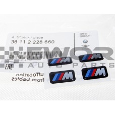 Emblemat / naklejka M pakiet BMW na felgę (BMW oryginał- 36112228660)