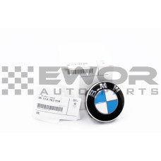 Emblemat, dekielek felgi, osłona piasty z chromowaną krawędzią (BMW oryginał-36136783536)