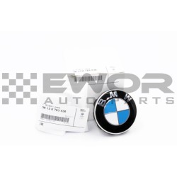 Emblemat, dekielek felgi, kapsel/ osłona piasty z chromowaną krawędzią (BMW oryginał-36136783536)