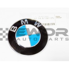 Znaczek / emblemat / logo BMW 82 mm (BMW ORYGINAŁ - 51148132375)