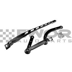 Ramię wycieraczki prawe / mechanizm prawej wycieraczki BMW E60 E61 E63 E64 (Zamiennik-61617185366)