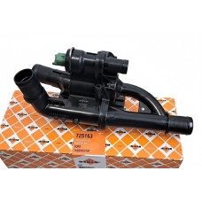 Termostat z obudową FORD B-MAX, C-MAX, C-MAX II, FIESTA V, FIESTA VI, FIESTA VII, FOCUS II, FOCUS III, FUSIO, GALAXY II, GRAND C-MAX, KUGA II, MONDEO IV, MONDEO V, S-MAX, TRANSIT CONNECT 1.4/1.5/1.6 TDCi (NRF-725163)