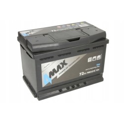 Akumulator 4MAX 12V 72Ah/760A START&STOP EFB P+ (odbiór osobisty)