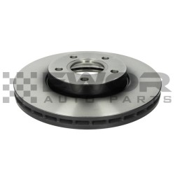 Tarcza hamulcowa / tarcze hamulcowe przód L/P FORD C-MAX II, FOCUS III 1.0-Electric 04.10- (TRW - DF6138)