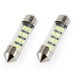 Żarówki LED STANDARD 3014 12SMD Festoon C5W C10W C3W 36mm White 12V