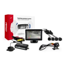 Zestaw czujników parkowania TFT01 4,3" z kamerą HD-315-LED 4 sensory czarne