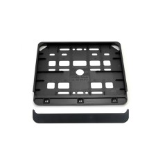 Ramka tablicy rejestracyjnej czarna motocykl motor AMIO-01166