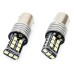Żarówki LED CANBUS 2835 15SMD 1156 BA15S P21W R10W R5W White 12V 24V AMIO-01293