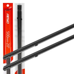 Gumki piór wycieraczek 50 cm. 20" 500mm - 2 szt. AMIO-01341 Gumki piór wycieraczek 50 cm. 20" 500mm - 2 szt. AMIO-01341