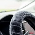 Pokrowiec nakładka na kierownicę samochodową M 37-39cm SWC-02-M AMIO-01357
