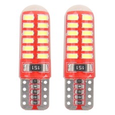 Żarówki LED CANBUS 24SMD 3014 T10e W5W SILCA White 12V AMIO-01444