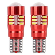 Żarówki LED CANBUS 27SMD 3014 T10e W5W White 12V 24V AMIO-01446