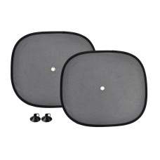 Osłony 2 szt 44x38cm boczne zasłony przeciwsłoneczne AMIO-01537