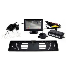 Zestaw czujników TFT01 4,3" z kamerą CAM-402 LED 4 sensory białe