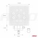 Lampa robocza halogen LED szperacz AWL03 9 LED 12V 24V AMIO-01614