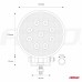 Lampa robocza halogen LED szperacz AWL04 9 LED 12V 24V AMIO-01615