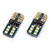 Żarówki LED CANBUS 12SMD UltraBright 2016 T10e W5W White 12V 24V AMIO-01638