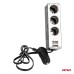 Rozgałęźnik rozgałęziacz zapalniczki SOC3 3+1 USB AMIO-01706
