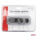 Rozgałęźnik rozgałęziacz zapalniczki SOC3 3+1 USB AMIO-01706