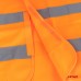 Kamizelka ostrzegawcza odblaskowa pomarańczowa XL z certyfikatem AMIO-01735