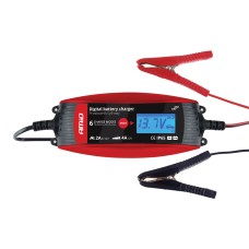 Prostownik cyfrowy ładowarka do akumulatora 6V 12V - 2A 4A - DVL DBC AMIO-02088