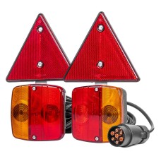 Zestaw świateł lamp do przyczepki na magens AMIO-02095