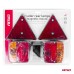 Zestaw świateł lamp do przyczepki na magens AMIO-02095