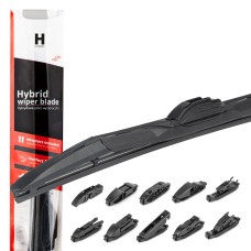 Pióro wycieraczki AMiO Hybrid multiconnect 16" 400mm 40cm 11 adapterów AMIO-02203