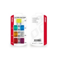 Bezpieczniki samochodowe płytkowe maxi 7 szt. AMIO-02214