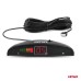 Zestaw czujników parkowania cofania LED 4 sensory czarne wewnętrzne 16,5 mm AMIO-02255