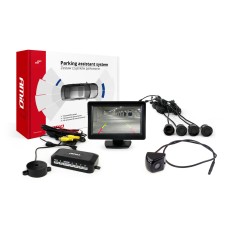 Zestaw czujników parkowania TFT01 4,3" z kamerą HD-310 4 sensory czarne