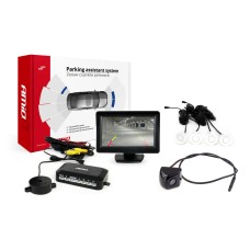 Zestaw czujników parkowania TFT01 4,3" z kamerą HD-310 4 sensory białe