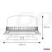 Lampa ostrzegawcza błyskowa kogut 36 LED magnes R65 R10 12V 24V W03m AMIO-02295