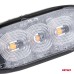 Lampa błyskowa ostrzegawcza płaska 3 LED R65 R10 12-24V AMIO-02297