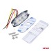 Lampa błyskowa ostrzegawcza płaska 3 LED R65 R10 12-24V AMIO-02297