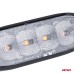 Lampa błyskowa ostrzegawcza płaska 4 LED R65 R10 12-24V AMIO-02298
