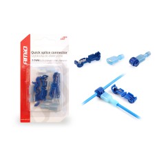 Szybkozłączki elektryczne Typ-T 0,75-2,5mm2 15A 5 szt. AMIO-02344