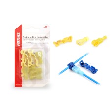 Szybkozłączki elektryczne Typ-T 04-6mm2 24A 5 szt. AMIO-02345