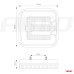Lampa tylna zespolona LED RCL-08-LR dynamiczna lewa prawa AMIO-02373