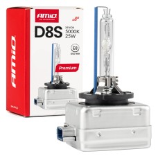 Żarówka ksenonowa żarnik hid xenon D8S 5000K AMiO PREMIUM AMIO-02395