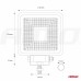 Lampa robocza halogen LED szperacz AWL11 12V 24V AMIO-02425