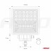 Lampa robocza szperacz LED AWL12 12V 24V AMIO-02426