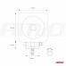Lampa robocza halogen LED szperacz AWL18 12V 24V AMIO-02432