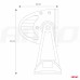 Lampa robocza panelowa LED BAR prosta AWL25 180W 87cm 18000lm 12V 24V AMIO-02439