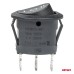 Włącznik czarny okrągły 12/230V BU03 AMIO-02463