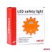 Lampa ostrzegawcza awaryjna z funkcją latarki 3xAAA IP65 12SMD + 3SMD AMIO-02499