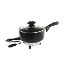 Rondel garnek elektryczny z pokrywką do samochodu 18 cm x 8 cm 150W 12V AMIO-02534