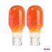 Żarówki halogenowe T15 WY16W W2.1x9.5d 12V 2 szt. AMIO-02550